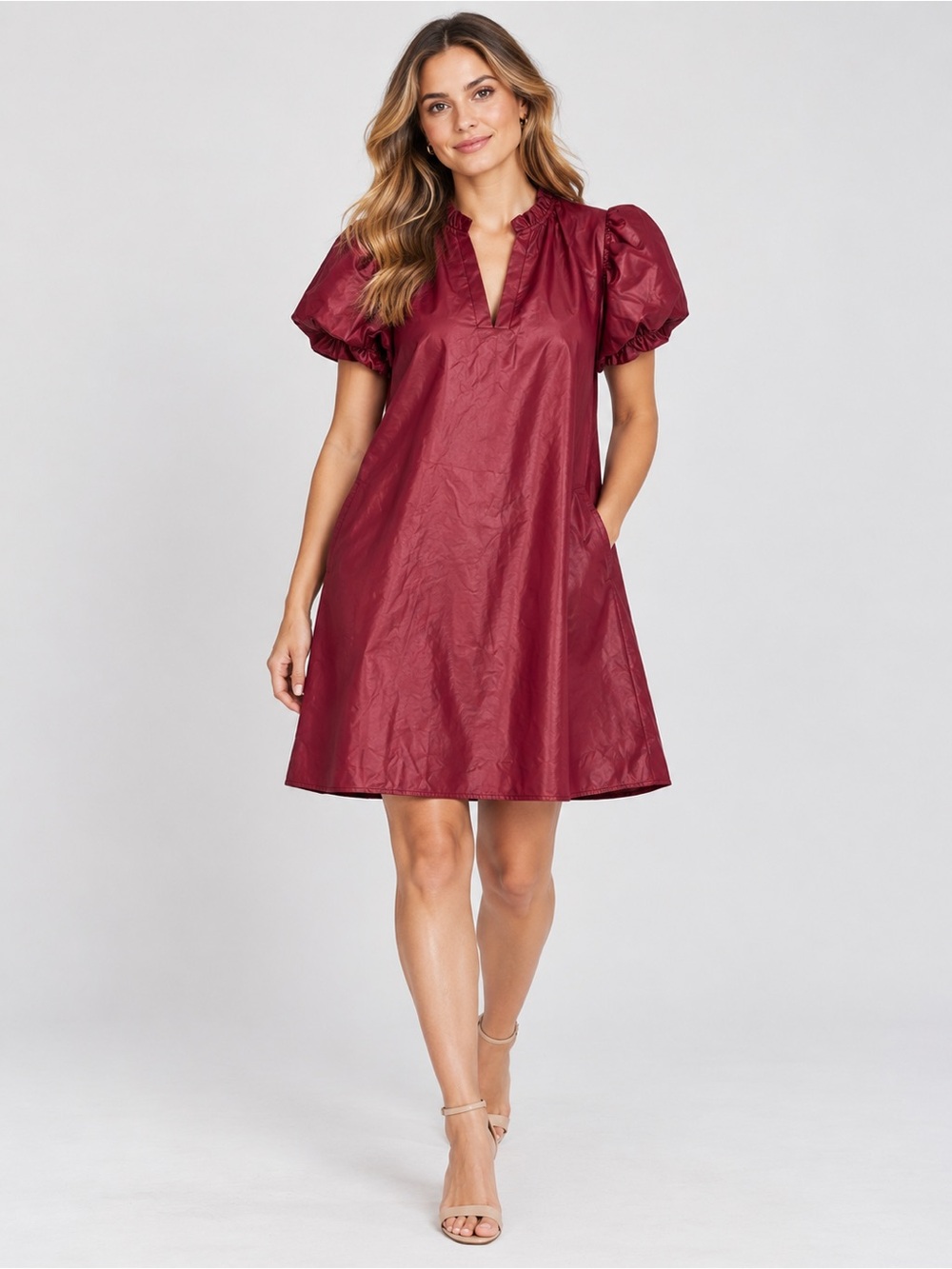 🎉5 for $45🎉 Entro dress faux leather dress size L